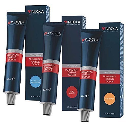 INDOLA PROFESSION CARING HAIR DYE NATURAL & ESSENTIAL 7.40 Medium Blonde Copper Natural by Profession