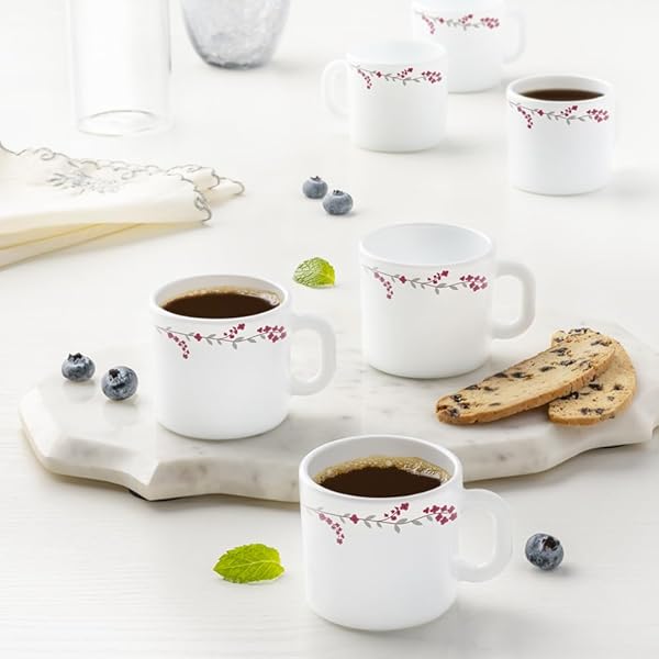 Cello Dazzle Queen 13CL Medium Cup & Saucer 12 Pcs - Secret Garden