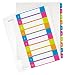 Produktbild Leitz 10 x Plastikregister Wow 1-10 A4 PP 10 Blatt farbig