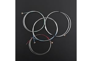 OriGlam Violine Saiten Universal Full Set (E A D G), Violine Fiddle String Vernickelt Kugelende für Instrumente 4/4 3/4 1/2 1/4 Violine