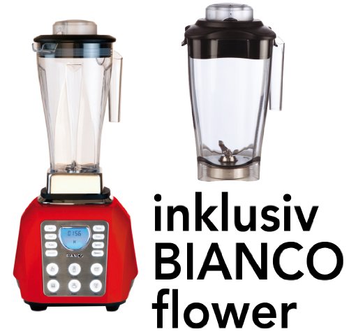 Bianco Puro 1 rot + Trockenbehlter - Die Spitzenklasse unter den Profimixern !