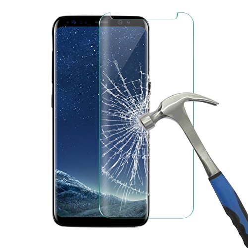 Galaxy S8 Panzerglas Schutzfolien zu screenen Glas Schutzfolie Displayschutzfolie Folie Premium Gehärtetem Glas Schirm-Schutz Handy Displayschutz Schutz Transparent Kristallzelle Panzerfolie für Samsung Galaxy S8 [High Definition Ultra-beständig mit Härte Anti-Blase]