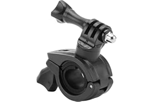 Yuannee Action Camera Handlebar Mount,360 Degree Rotation Bike Camera Mount With Anti-Slip Vibration Stabiliser Adapter Compatible Cycling Stabiliser for Rough Terrain