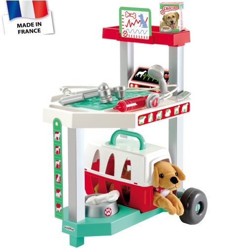 Preisvergleich Produktbild Ecoifffier Tierarztwagen incl. Tragekorb, Badewanne, Fressnapf, Stethoskop