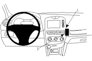 Brodit ProClip - Kit de coche para Renault Clio IV 13-14 (para Europa, ángulo de montaje)