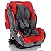 Produktbild LCP Kids Auto Kindersitz GT 9-36 kg Isofix - Liegefunktion - Verstellbare Kopfstütze Gr. 1 2 3; Rot Grau