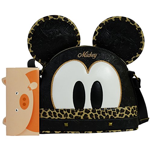 Preisvergleich Produktbild Disney Mickey Mouse Minimal Damen Henkeltaschen Umhängetaschen Bowling Bag