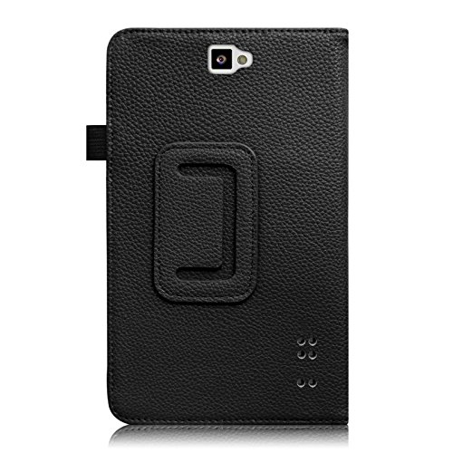 Fintie Odys Rapid 7 LTE Hülle Case – Slim Fit Folio Premium Kunstleder Schutzhülle Tasche Etui Smart Cover mit Ständerfunktion für Odys Rapid 7 LTE 17,8cm (7 Zoll) Tablet-PC, Schwarz - 7