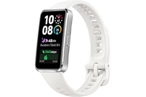 ‎HUAWEI HUAWEI Band 10, smukła obudowa ze stopu aluminium, wygodna bransoletka do noszenia, profesjonalna analiza snu, śledzenie aktywności wspomaganej przez AI, szybkie ładowanie, kompatybilna z systemem
