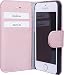Produktbild JT Berlin LederBook Style für Apple iPhone SE / 5S / 5 in rose [Echtleder | Handarbeit | Standfunktion | Kartenfächer | Magnetverschluss] - 10059