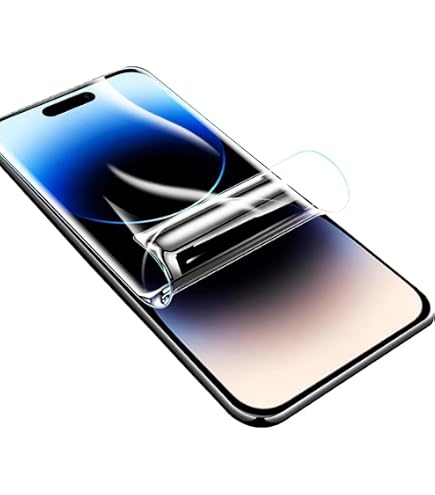 Film Hydrogel Pour IPhone 15 Pro (6.1") - Haute Sensibilité, Anti-Empreintes - 2 Pièces - Protection Écran Souple