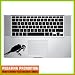 Produktbild "Rabe" Aufkleber Sticker für Trackpad handauflagefläche Handablagefläche Trackball Macbook Air 11 13, Macbook skin 13, 15, 17 Zoll inch Apple Notebook Aufkleber ohne Hintergrund Tattoo Vinyl PEGATINA Apple Mac