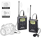 funkstrecke sennheiser ew 100 UHF-Funkmikrofonsystem in Broadcast-Qualität mit kameramontierbarem tragbarem Empfänger und UHF-Frequenzspektrum zur Vermeidung von Interferenzen