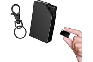 SOUCOLOR Grabadora de Voz Espia con Memoria de 64GB, Recargable por USB, Grabadora Voz y Activación por Voz, Mini Grabadora de Voz para Cursos, Reuniones y Entrevistas, Grabadora de Voz Espia Oculta