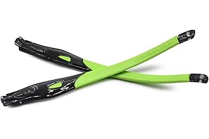 HKUCO Ricambio in gomma per gambe telaio nero trasparente per Oakley Crosslink Sweep/Switch Glasses frame
