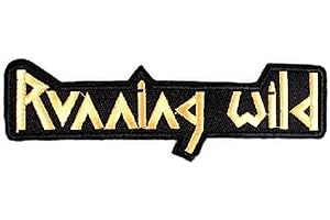 Hotrodspirit – Parche para grupo Runing Wild (13 x 4 cm), diseño termoadhesivo Rock