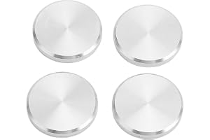 Goshyda 4Pcs Metal Opener, Knob Cover Aluminum Alloy Front Knob Cover for Revox A77 A76 A78 A50 MK I MK II MK III