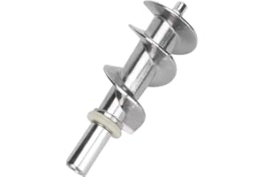 MOUMOUTEN Tornillo Picadora de Carne de Acero Inoxidable - Estable para Cocina - Accesorios para Picadora de Carne Eléctrica - Uso Doméstico