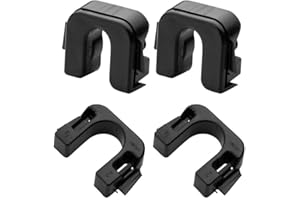 PA PRODUCTS 2 Pcs Parcel Shelf Clips Fits Focus MK3 015532109E Black Rear Luggage Fastening Brackets Compatible for Fiesta Focus B-Max C-Max C3 DS3 Qashqai J10 1539663 8795EN