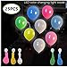 Produktbild anaoo LED Luftballons, 25 Stück Leuchtende Luftballons Ballons 5 Farben blinken bunt LED Ballons für Hochzeit Weihnachten Geburtstag Luftballon Party Deko