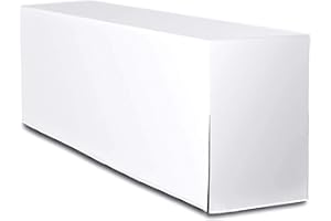 ‎TEXDEKO TexDeko® Biertischhusse Premium für Bierzeltgarnitur 220 x 50cm Blickdicht waschbar nur Tisch (Weiß)