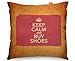 Produktbild Unbekannt VINTAGE Keep Calm And Buy Shoes Sofa Cushion Kissen - (45x45cm) Medium