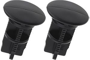 Be In Your Mind Scharnierstifte für Mülltonnendeckel, 2 Stück, 43 Mm X 18 Mm, Kompatibel mit Otto/ESE (neuer Typ) Haushalts- Oder Gewerblichen 240-Liter-Mülltonnen, Kunststoff, Schwarz