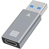 Duttek adattatore USB C femmina a USB 3.0 maschio, 10GB da USB A a USB Type C 3.1 Gen2 per ricarica rapida e trasferimento da