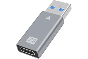 Duttek adattatore USB C femmina a USB 3.0 maschio, 10GB da USB A a USB Type C 3.1 Gen2 per ricarica rapida e trasferimento dati per Telefoni, Laptop e Computer