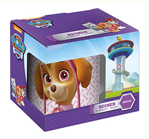 POS Handels GmbH 29460088 Paw Patrol Gobelet en Porcelaine pour Fille 200 ML de Coloration