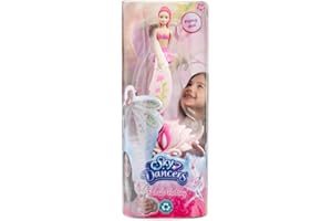 Sky Dancers: Fuchsia Fantasy | Pull the Cord and Watch as She Makes a Dazzling Dance Through Mid-Air! | Flying Doll Toy | No Batteries Required | Gift For Ages 5+