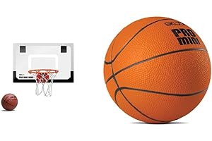 Pro Mini Hoop, Mini Panier de Basket-Ball à accrocher à Une Porte ou Mur - SKLZ & Pro Mini Hoop Foam Ball - 12cm Durchmesser