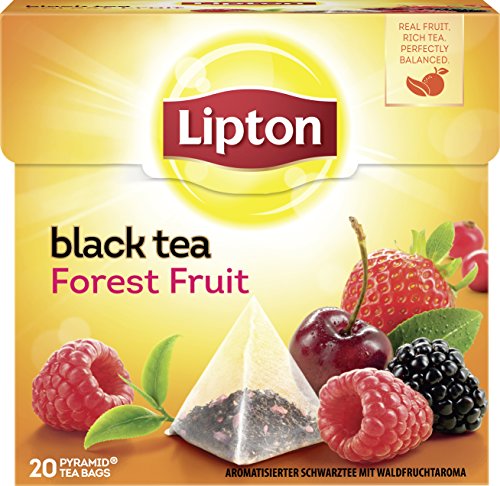 Preisvergleich Produktbild Lipton Schwarzer Tee Waldfrucht, 20 Stück