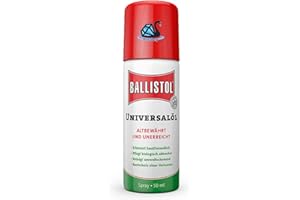 Eva Shop Ballistol Universalöl in verschiedenen Größen zur Fahrzeugpflege, Fahrradpflege, Waffenöl zur Waffenpflege, Tierpflege, Lederpflege, im Garten, Haushalt, Handwerk UVM (50 ml Spray)