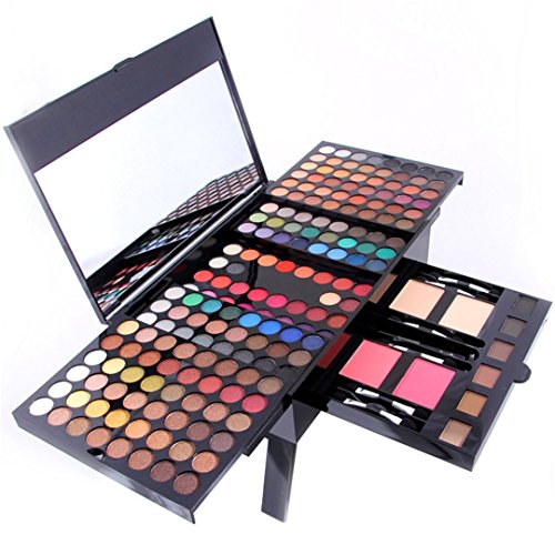 FantasyDay® Professionelle 180 Farben Lidschatten Palette Makeup Kit mit Lipgloss Concealer und Rouge – Ideal für Sowohl den Professionellen als auch Persönlichen Gebrauch - 2