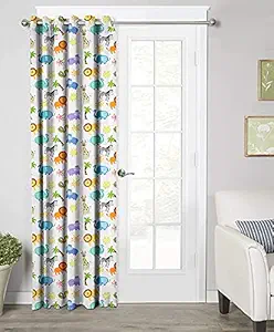 Ultimate Trends  Polyester Kids Room Digital Printed Curtain for Window 5 feet Pack of 1, (M_UTCR0035_5ft_1_New)