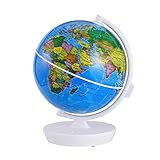 Edad: a partir de 5 años Oregon Scientific Day & Night AR SG101R, Globo terráqueo,2 en 1 día y noche