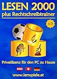 Lesen 2000 plus Rechtschreibtrainer 4.0: Privatlizenz für den PC zu Hause by 