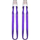PONSA Double Layer Loop Lifting Sling for 1 kg &ndash; Length: 1 m, Width: 3 cm. Patented PONSAGARD system with abrasion protection