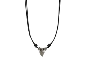 Fossil Men's Jewellery Made of Stainless Steel, 42 cm + 5 cm Extension, Pendant: 15 x 13 mm