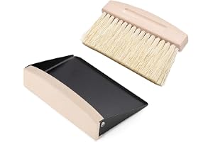 Borstad kvast och sopskyffel-set, minikvast bordsborste, bordsborste och spade bordsborste smulborste sopkvast mjölkvast bord