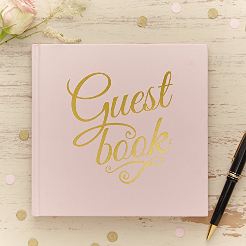 Ginger Ray Pastell Rosa und Gold Foliierte Hochzeit Gästebuch - In Pastellfarben Perfektion