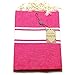 Produktbild ANNA ANIQ Fouta Hamamtuch Saunatuch XXL Extra Groß 100x200 cm - 100% gekämmte Baumwolle - Strandtuch, orientalisches Bade-Tuch, Picknick, Yoga, Schal, Pestemal, Strand-Handtuch (Pink)