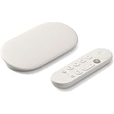 Google TV Transmitter (4K) - Fast streaming entertainment with voice search remote - Watch movies, shows, live TV and Netflix