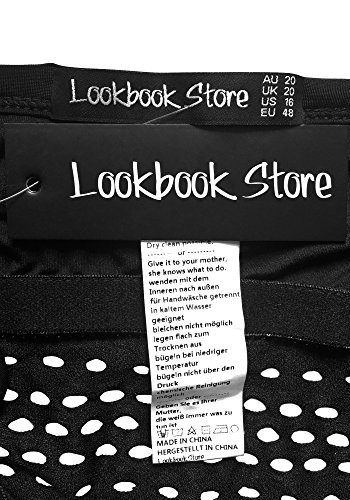 Lookbook Store Damen einteilig Schwimmanzug SW-116 mit abnehmbarem Nackenband, teilweise gefüttert - 6