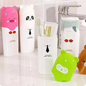 MORE BUY Return Gifts for Kids Birthday Party Tooth Brush/Toothpast & Napkin Holder for Girls/Boys/Childrens(Pack of 6) (Multicolor)