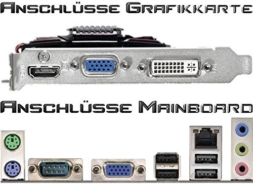 Ultra 4-Kern DirectX 12 Entry Gaming-PC Computer FX 4300 4×4.0. GHz Turbo – GeForce GT710 2GB – 8GB DDR3 1600 – 500GB HDD – Windows10 Prof – DVD±RW #5364 - 3