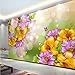 Produktbild Kuamai Wallpaper 3D Schöne Romantische Blume Tv Hintergrund Wandbild Wohnzimmer Hotel Restaurant Schlafzimmer Dekoration Wallpaper-120X100Cm