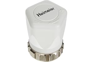 Heimeier - Cabezal de termostato para regulación manual, color blanco, 2001-00.325