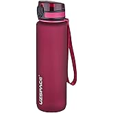 Uzspace B&uuml;y&uuml;k Boy 28 cm 1000 ml 1 litre Tritan Su Matarası 14 Renk FiftyFifty Softtouch